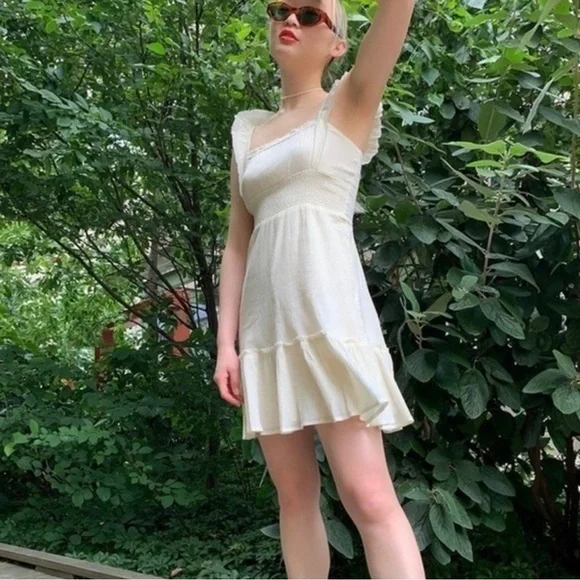 Urban Outfitters Festival Ruffle Mini Dress